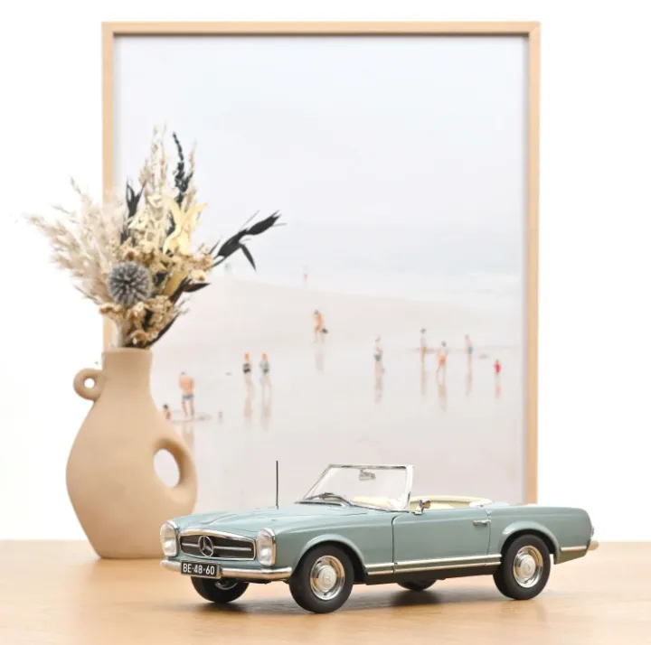 [NOR 183992] Norev : Mercedes-Benz 230 SL │ 1963 - Bleu Horizon [1/18]