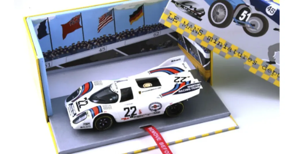 Le Mans Miniature : Porsche 917K Martini n°22 Winner le Mans 1971 Laroousse-Elford