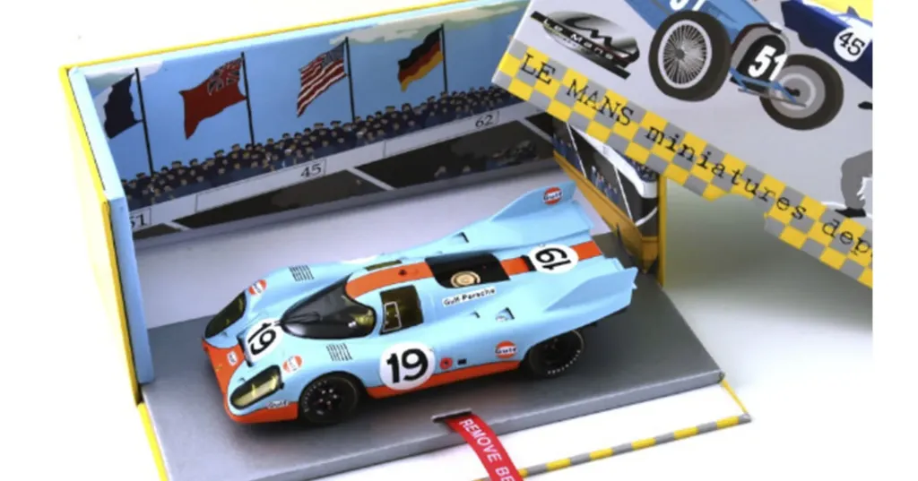 Le Mans Miniature : Porsche 917K Gulf n°19 Le Mans 1971 Laroousse-Elford (copie)