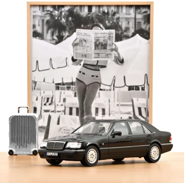 [NOR 183045] Norev : Mercedes-Benz S600 │ 1997 - Noir Obsidian metallisé