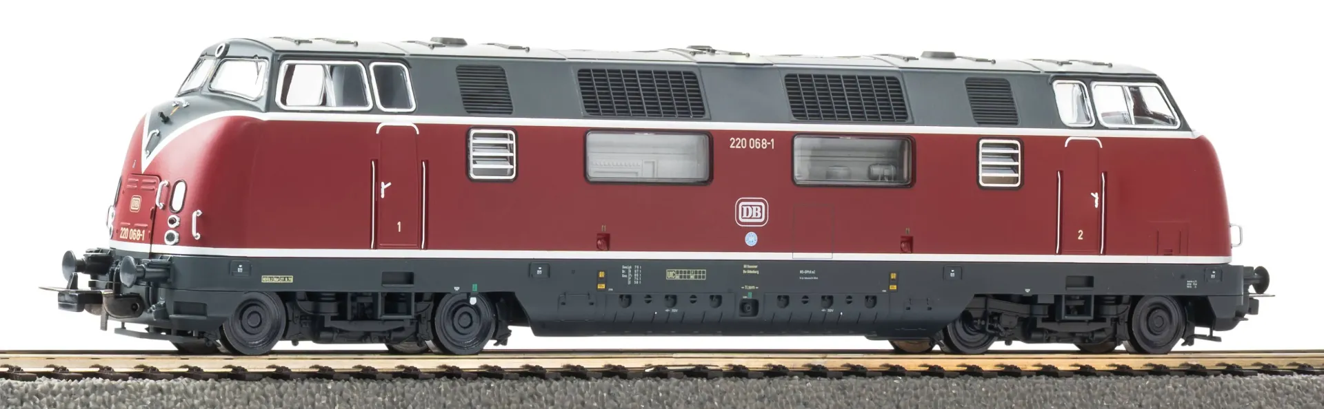 [PIK 59726] Piko : Locomotive Diesel BR 220 DB DC Epoque IV