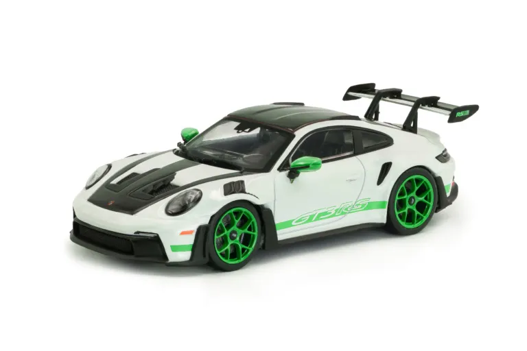 Solido : Porsche 911 (992) GT3 RS Tribute to Carrera RS Package │ White w/Green – 2023 [1/43]