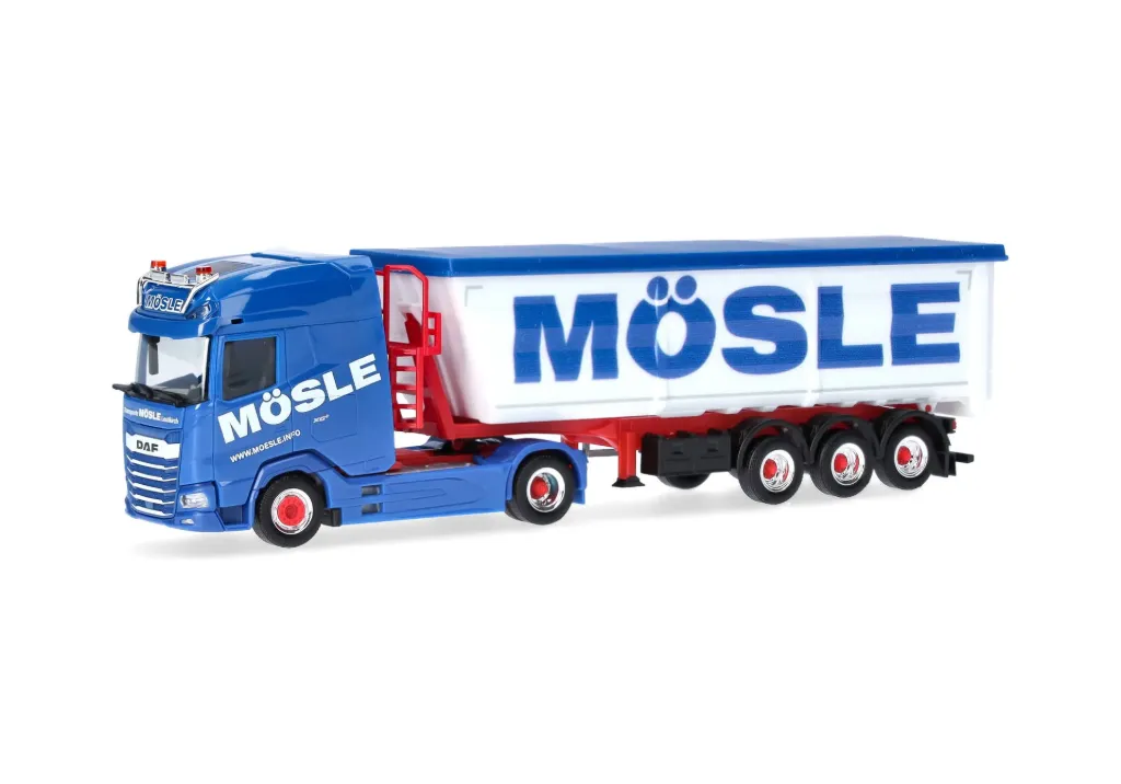 [HER 320153] Herpa : Camion semi-remorque benne en acier DAG XG+ "Mösle"