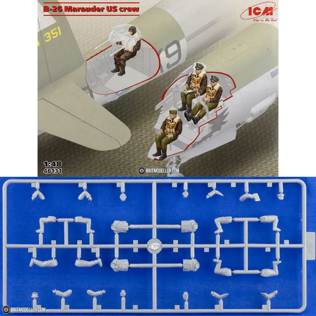 ICM : B-26 Marauder US Crew