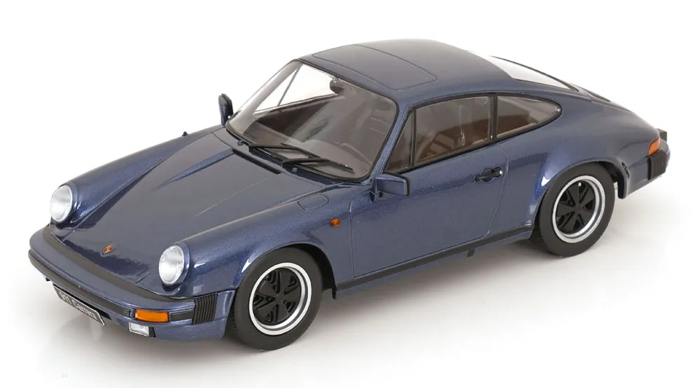 KK-Scale : Porsche 911 Carrera Couper 1983 Ble Métal [1/18]