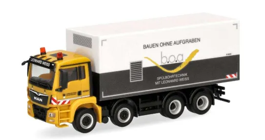 [HER 953655] Herpa : MAN TGS M bakwagen "Leonhard Weiss/b.o.a"