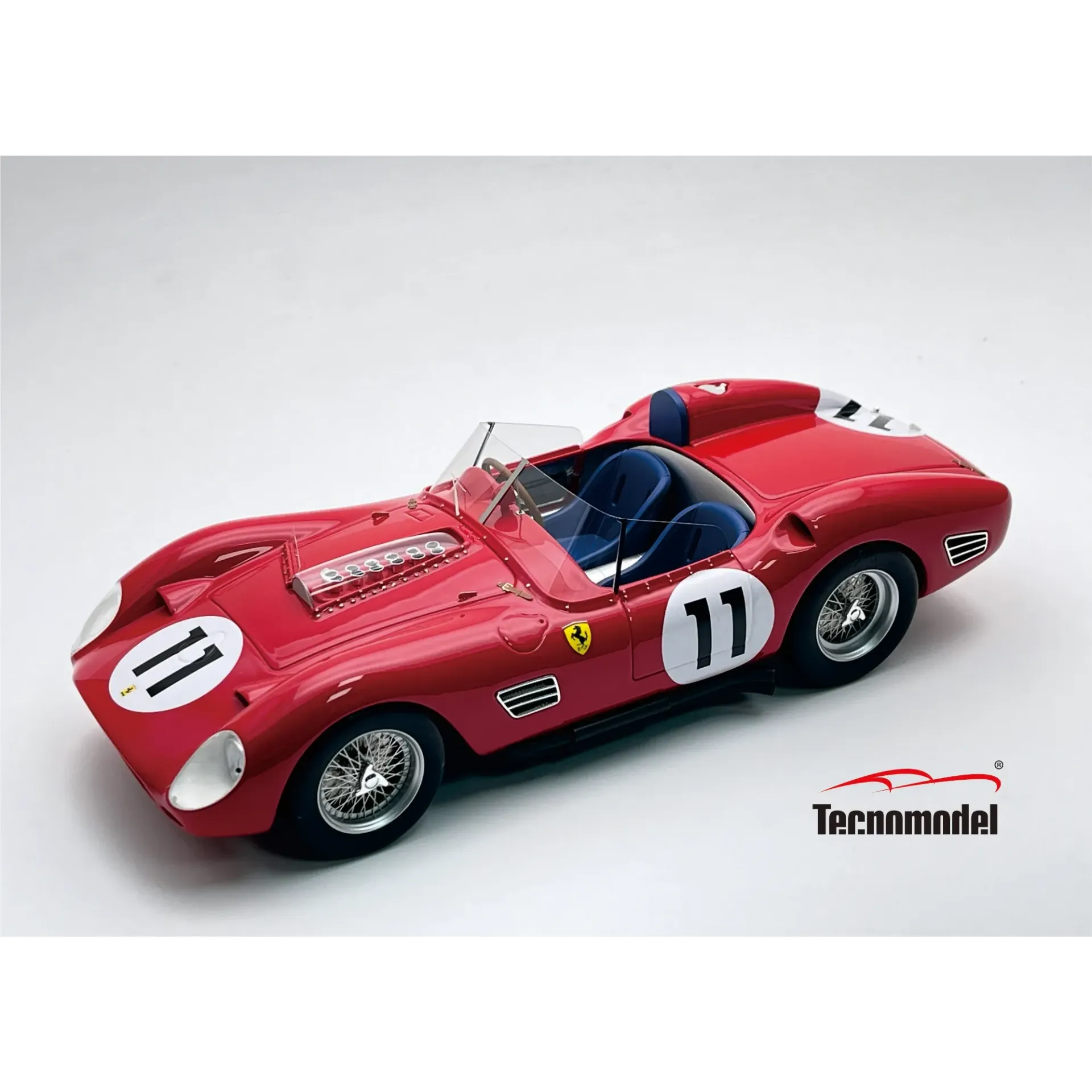 [TEN TM18-261B] Tecnomodel : Ferrari 250 TR59-60 n°11 Winner Le Mans 1960 Gendebien-Frère [1/18]