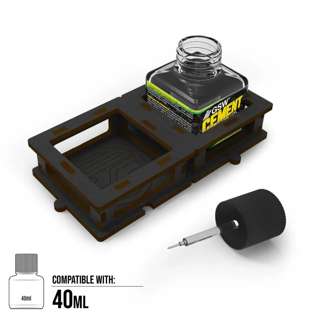 [GSW 6674] Green Stuff : Support pour pot carré Modulable (2pcs)