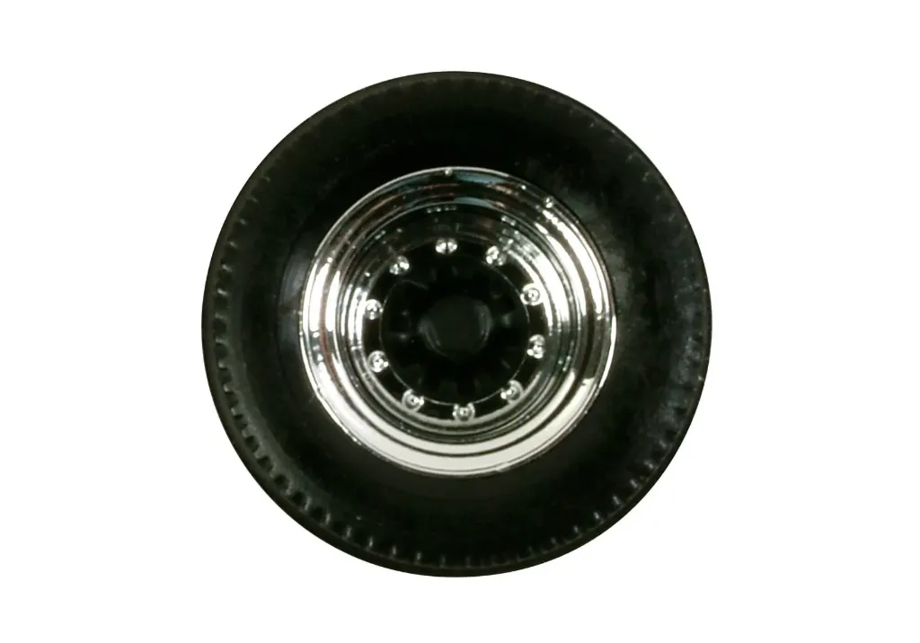 Herpa : Pneus pour remorque (chrome / noir, 12 jeux) [1/87 - HO]