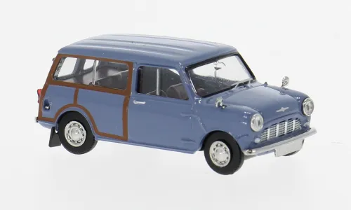 Brekina : Austin Mini Countryman │ Bleu - 1960 Woody
