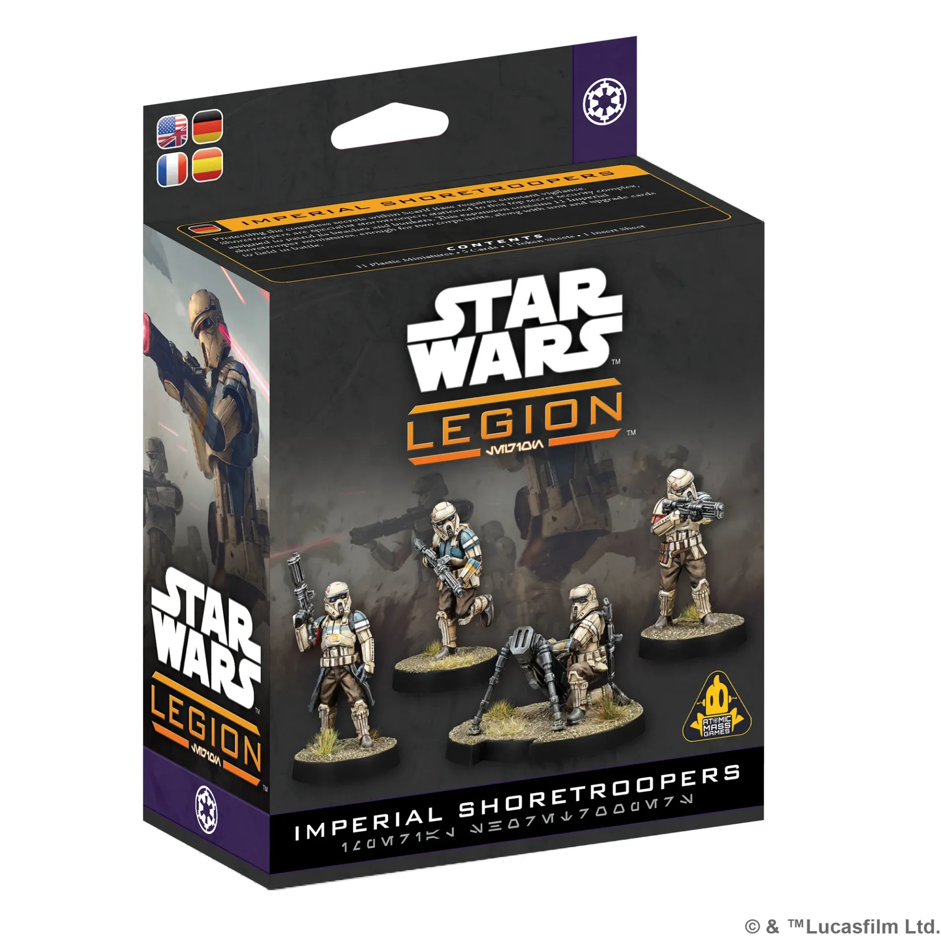 [AMG SWQ199] Empire Galactique : Shoretrooper Impériaux [Multi-Langue] │ Star Wars LEGION