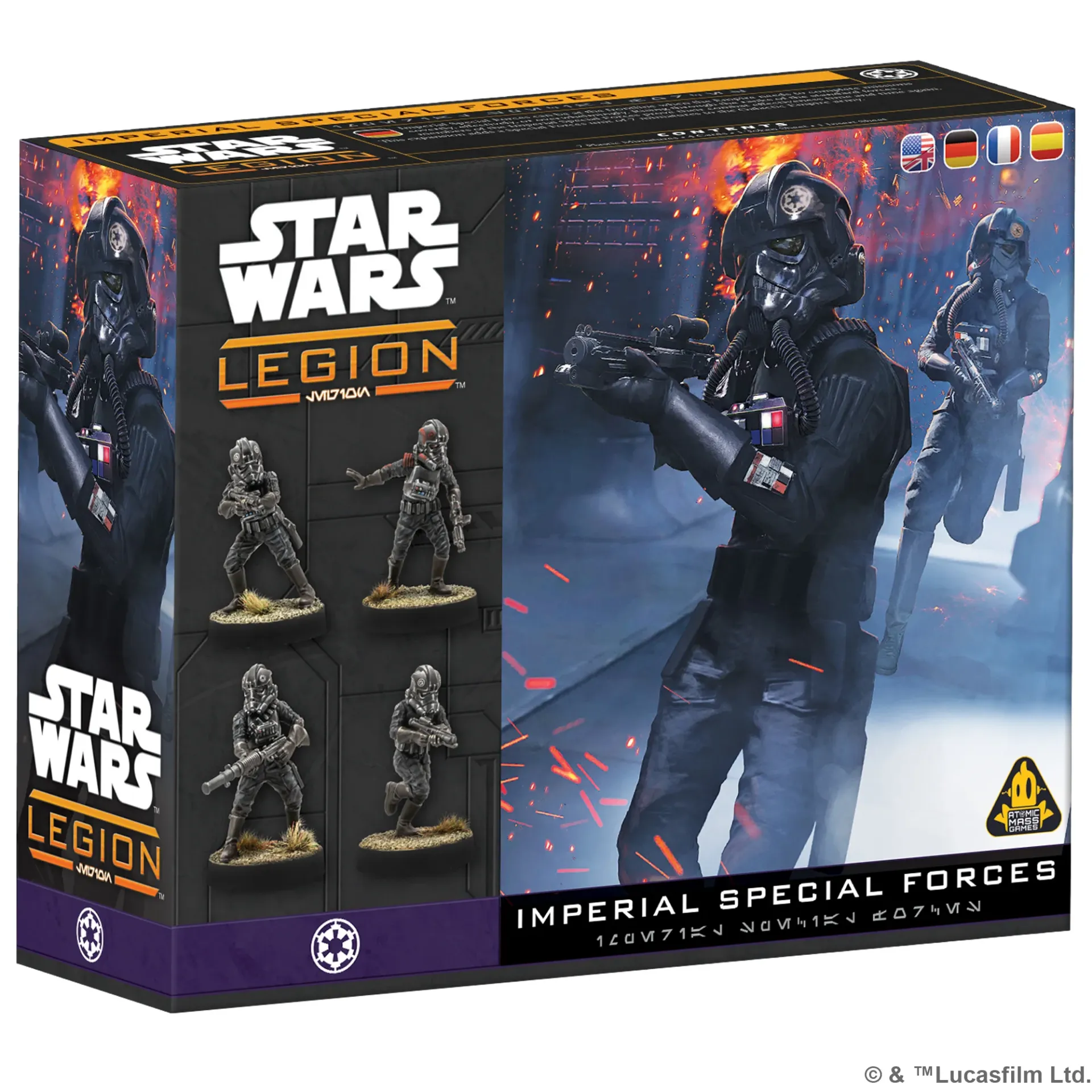 [AMG SWQ53] Empire Galactique : Imperial Special Forces [Multi-Langue] │ Star Wars LEGION