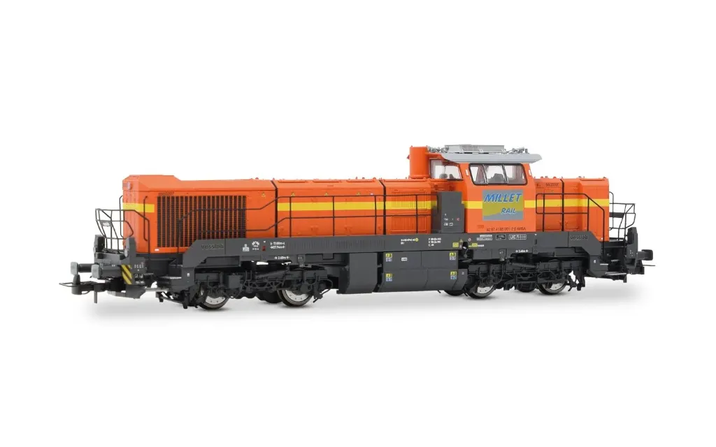 [JOU HJ2472S] Jouef : Locomotive Diesel Millet Rail Vossloh DE 18 SNCF DCC Sound Epoque VI