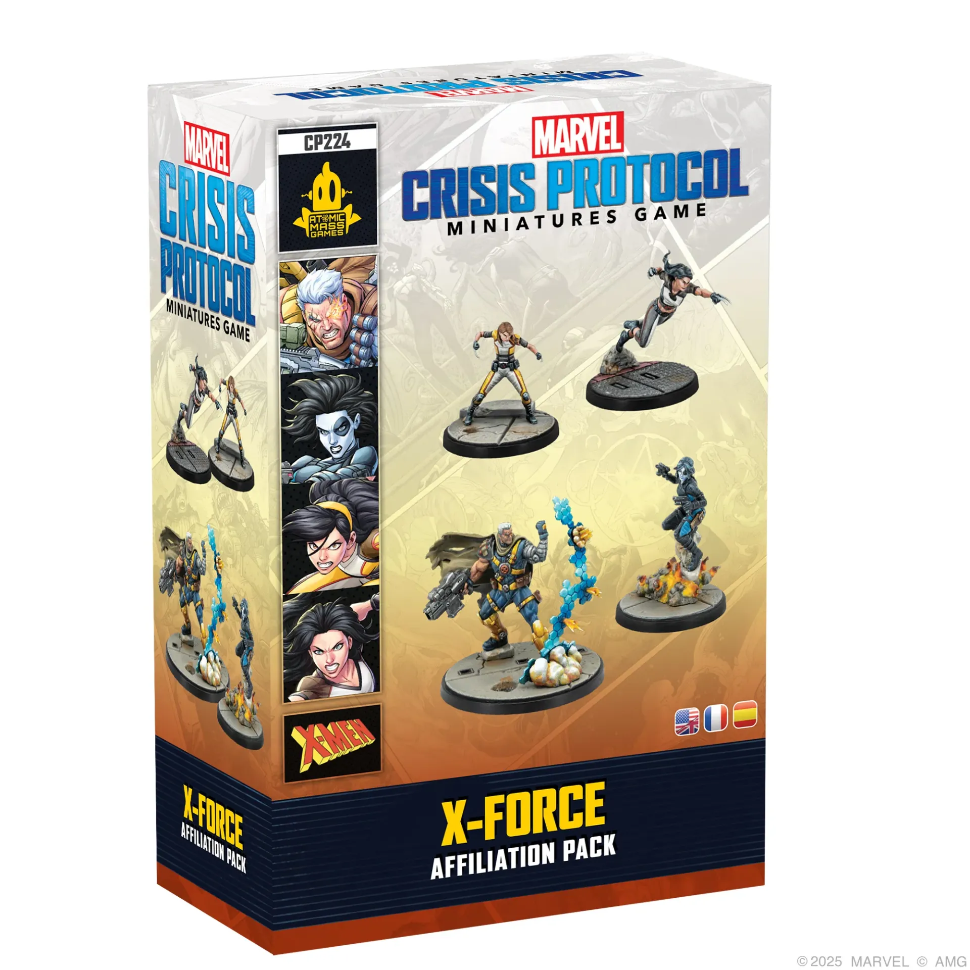 Marvel Crisis Protocol : X-Force [FR/ENG/ESP] │ Affiliation Pack