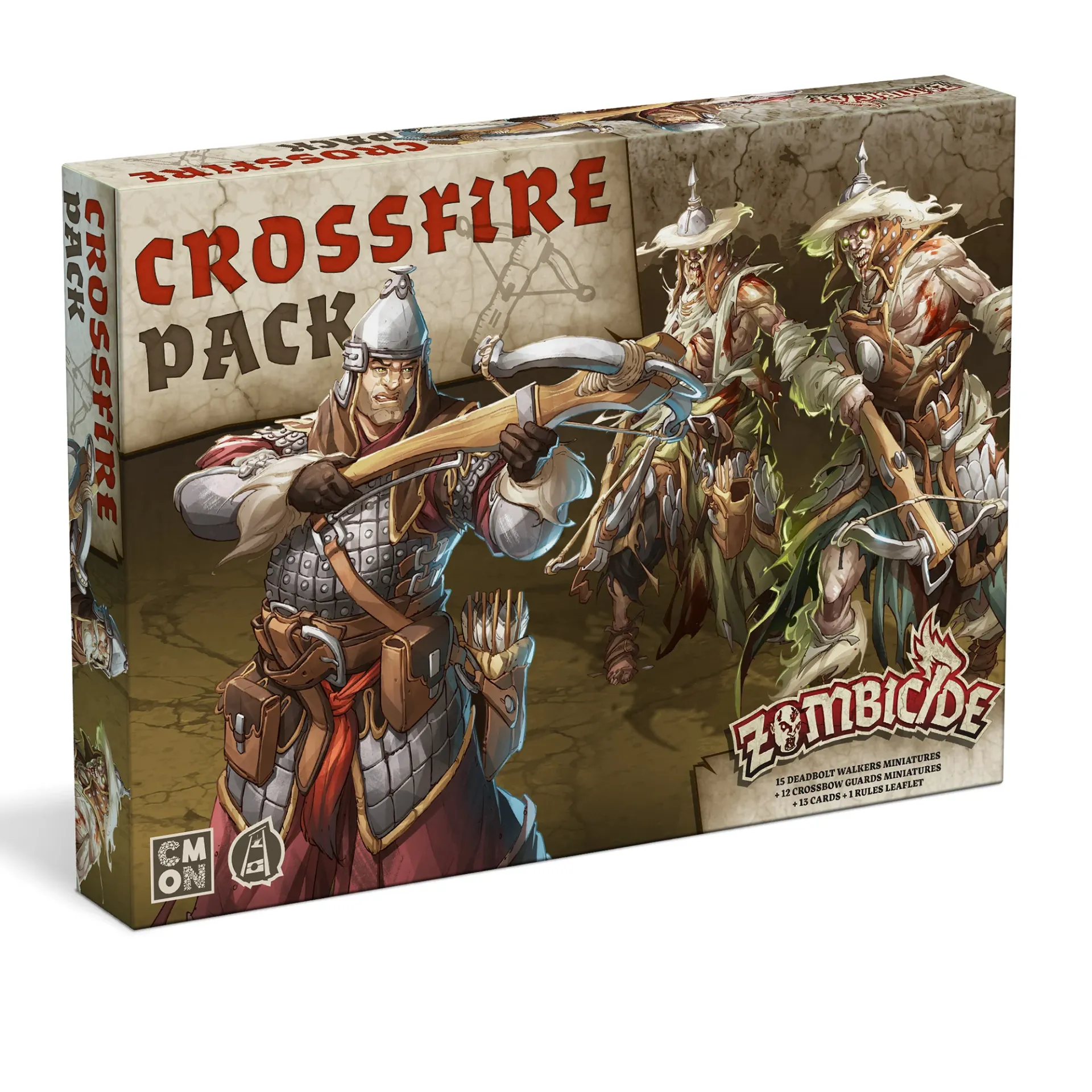 [CMON GUF147] Zombicide White Death : Extension "Crossfire Pack" │ Pack de Figurines