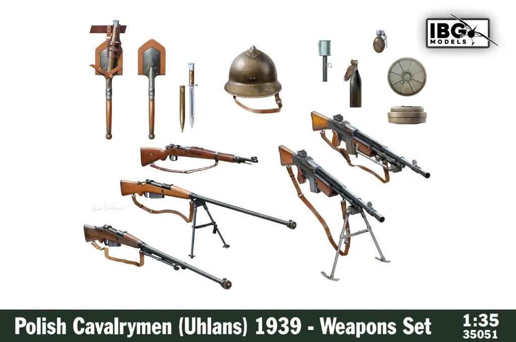 [IBG 35051] IBG : Polish Cavalrymen UHlans 1939 Xeapons Set