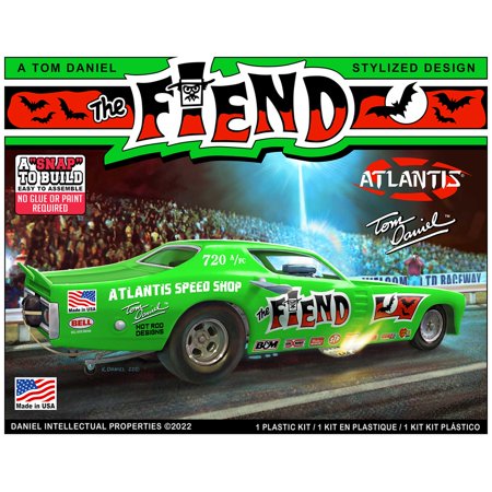 [ATL M8278] Atlantis : Tom Daniel the Fiend Funny Car Snap 1:32 Plastic Model Kit