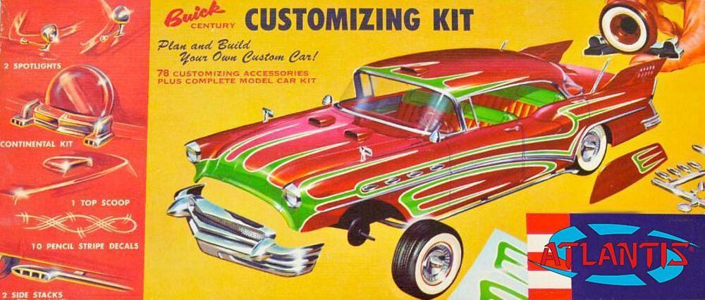 [ATL H1230] Atlantis : 1956 Buick Century Customizing Kit