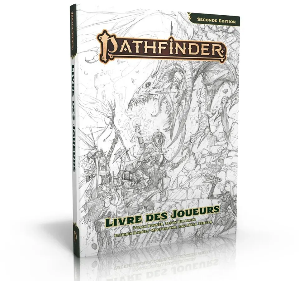 [BBE BBEPF2R01M] Pathfinder : Livre des Joueurs (Version Croquis) [FR] │ Seconde Edition