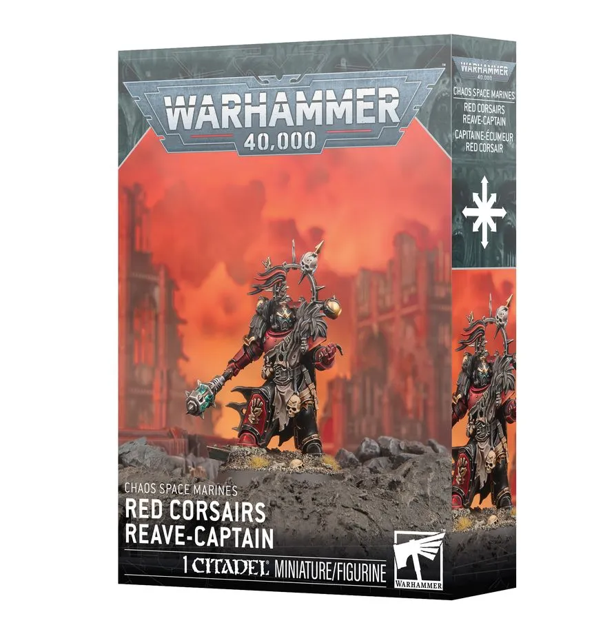 [GAW 43-111] Chaos Space Marines : Red Corsairs Reave-Captain │ Warhammer 40.000