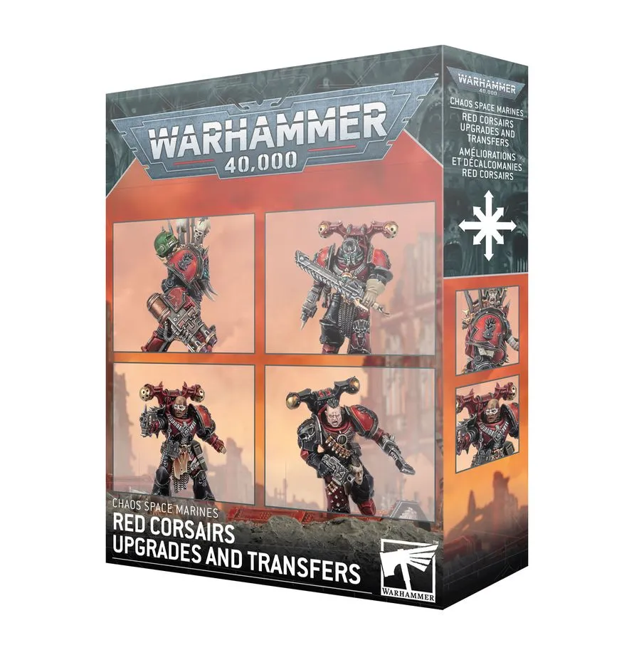 [GAW 43-112] Chaos Space Marines : Red Corsairs Upgrades and Transfers │ Warhammer 40.000