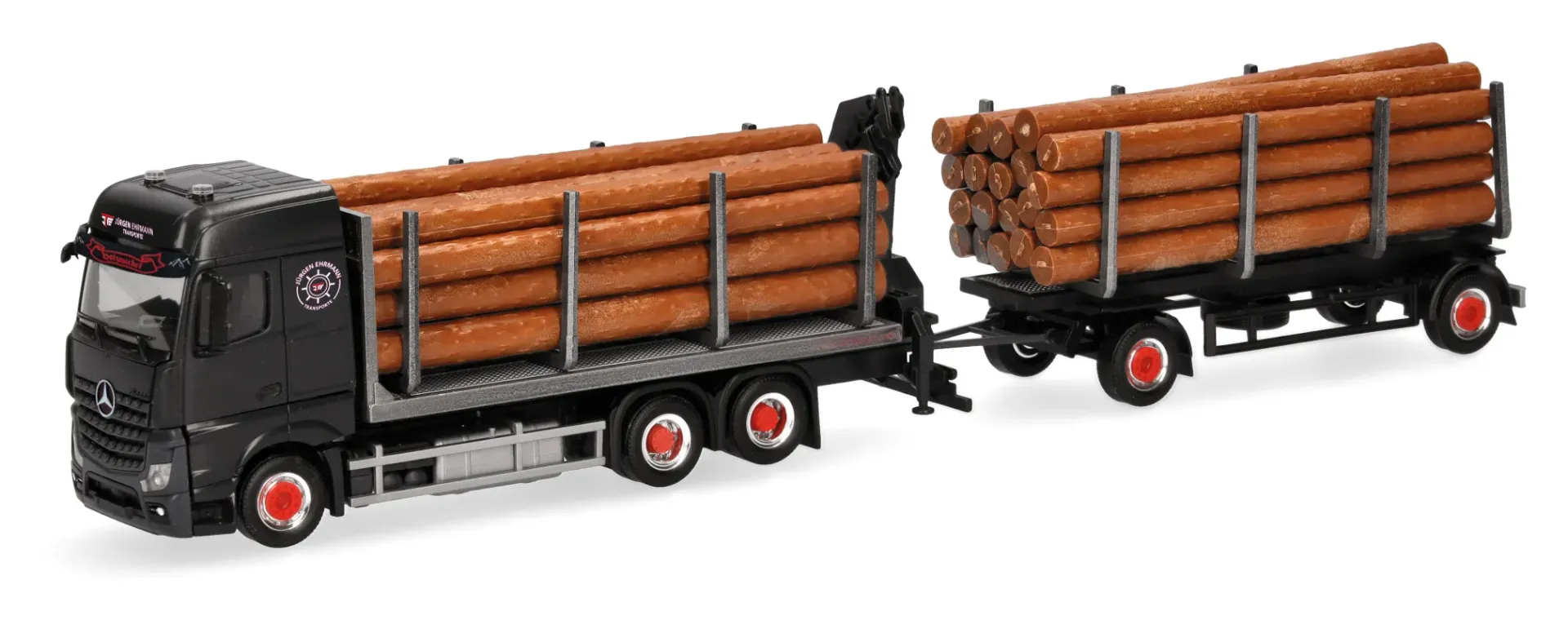 [HER 320078] Herpa : Mercedes-Benz Arocs '18 Bigspace transporteur-remorque de grumes