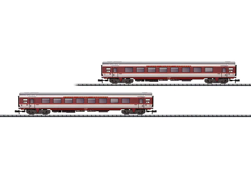[MII 15691] Minitrix : Voitures Grand Confort SNCF Continu Epoque IV avec éclairage