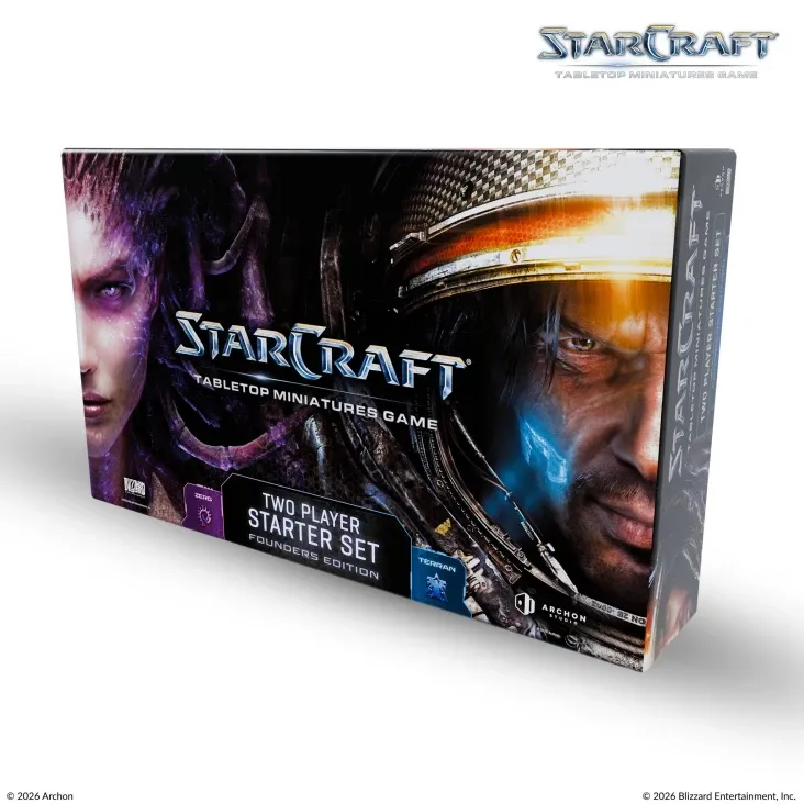 [ARS SCMG0002] Starcraft Tabletop Miniatures Game : Two Player Starter Set Founders Edition (ENG) │ Starcraft Tabletop Miniatures Game