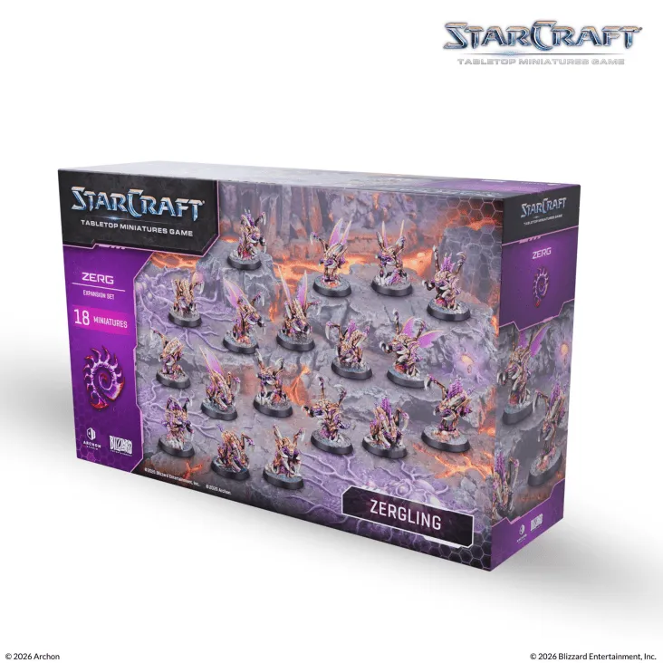 [ARS SCMG0008] Zerg : Zergling Expansion Set (ENG) │ Starcraft Tabletop Miniatures Game