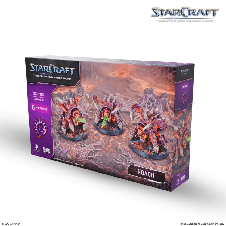 [ARS SCMG0009] Zerg : Roach Expansion Set (ENG) │ Starcraft Tabletop Miniatures Game