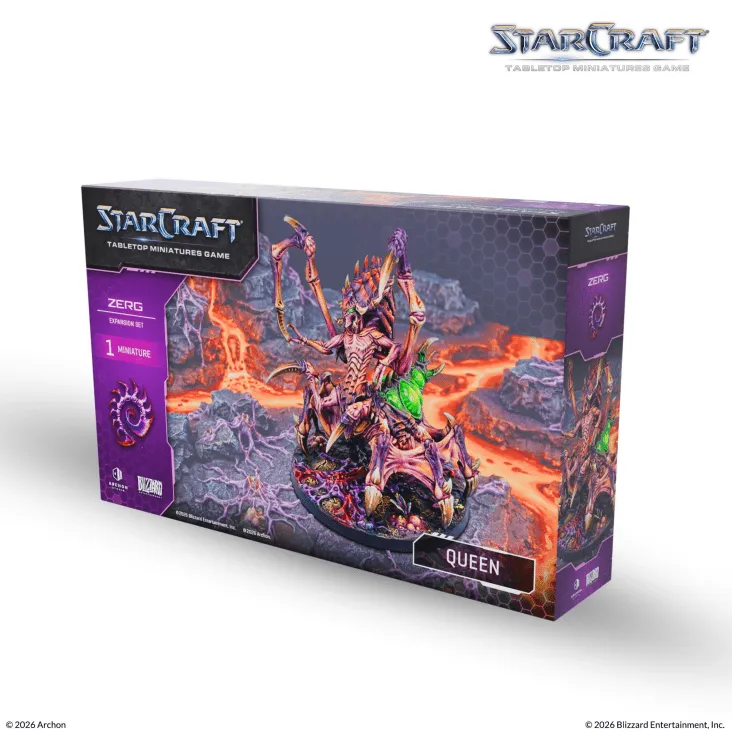 [ARS SCMG0010] Zerg : Queen Expansion Set (ENG) │ Starcraft Tabletop Miniatures Game
