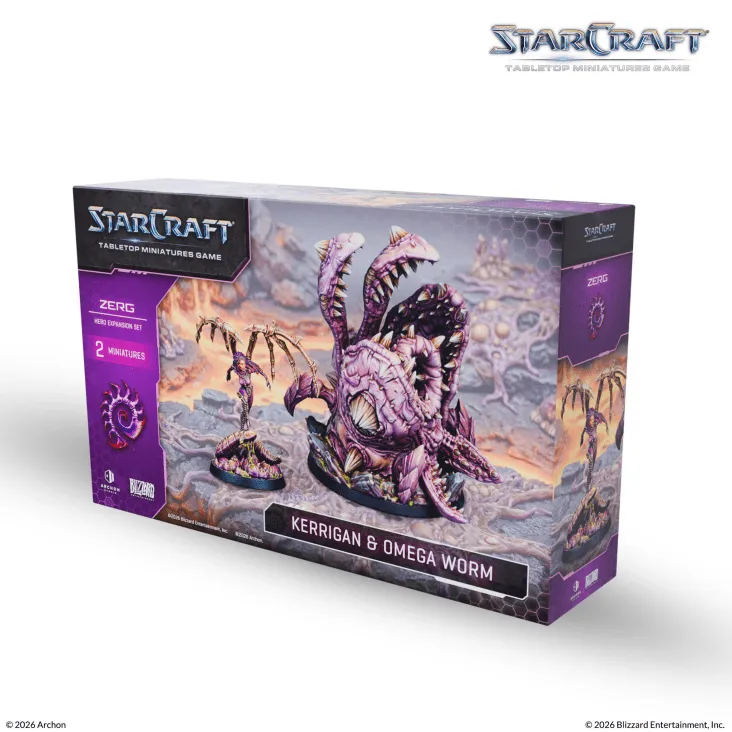 [ARS SCMG0011] Zerg : Kerrigan (Primal Kerrigan) Hero Expansion Set (ENG) │ Starcraft Tabletop Miniatures Game