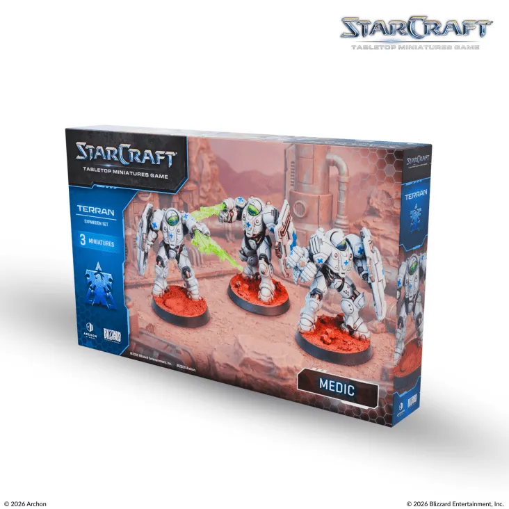 [ARS SCMG0014] Terran : Terran - Medic Expansion Set (ENG) │ Starcraft Miniature Wargame