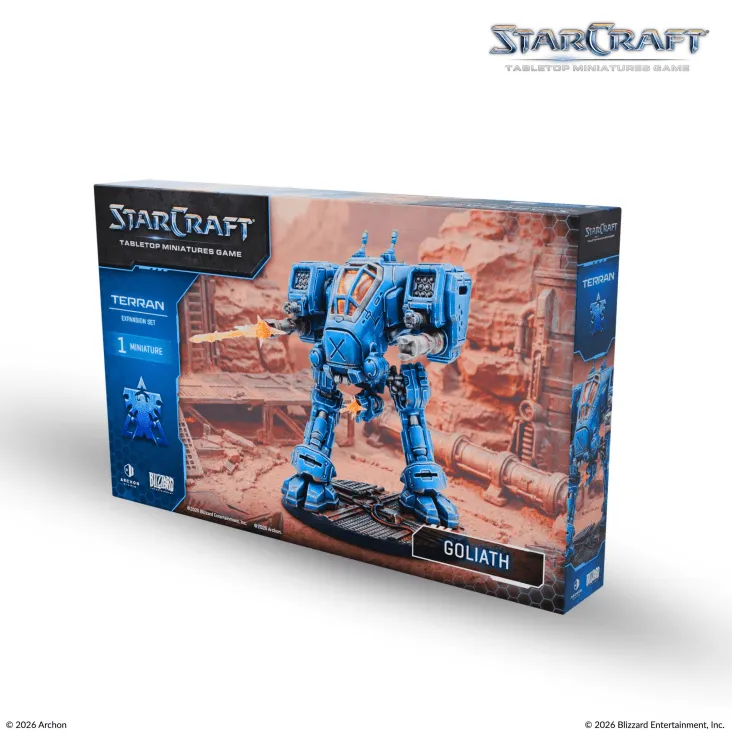 [ARS SCMG0015] Terran : Goliath Expansion Set (ENG) │ Starcraft Tabletop Miniatures Game