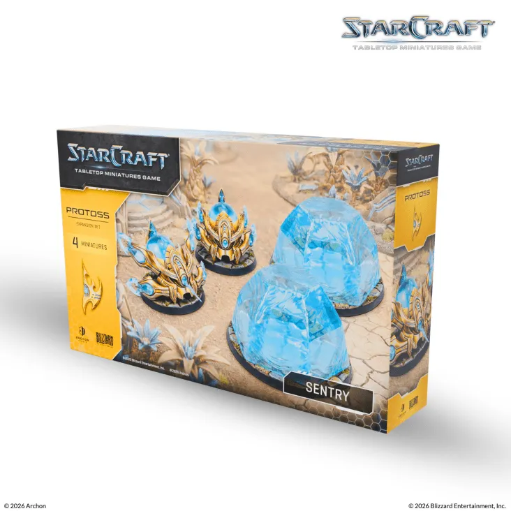 [ARS SCMG0019] Protoss : Sentry Expansion Set (ENG) │ Starcraft Tabletop Miniatures Game
