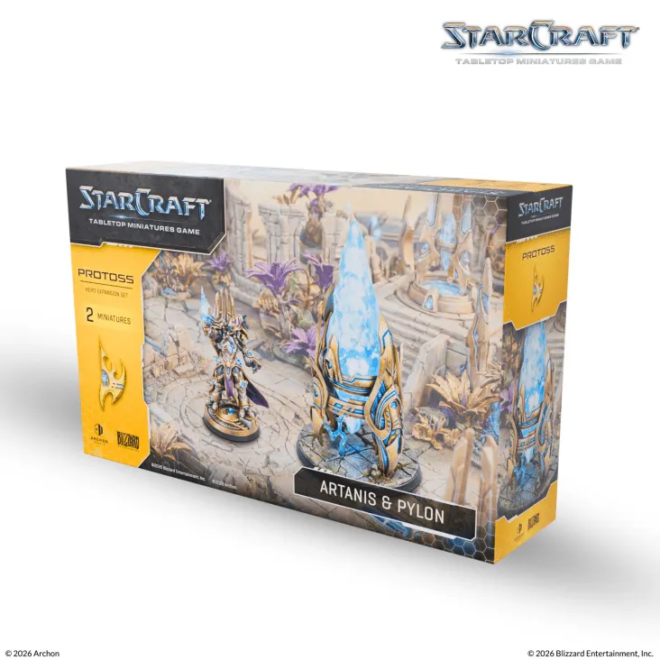 [ARS SCMG0021] Protoss : Artanis (Hierarch) Hero Expansion Set (ENG) │ Starcraft Tabletop Miniatures Game