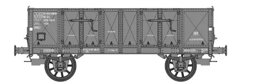 [REE WB-920] REE Modeles : Wagon TOMBEREAU  Ludwigshafen caisse métallique N°01 82 521 0 140-9 Epoque IV CFL DC