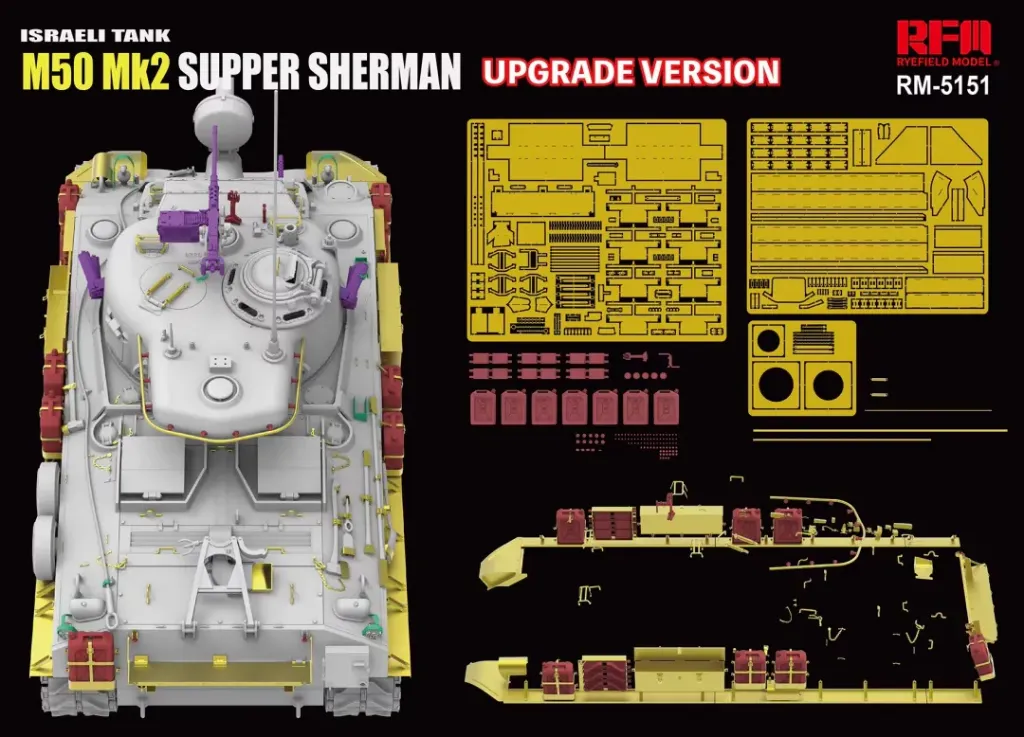[RFM 5151] RFM : Israeli Tank M50 Mk2 SUPER SHERMAN Upgrade Version