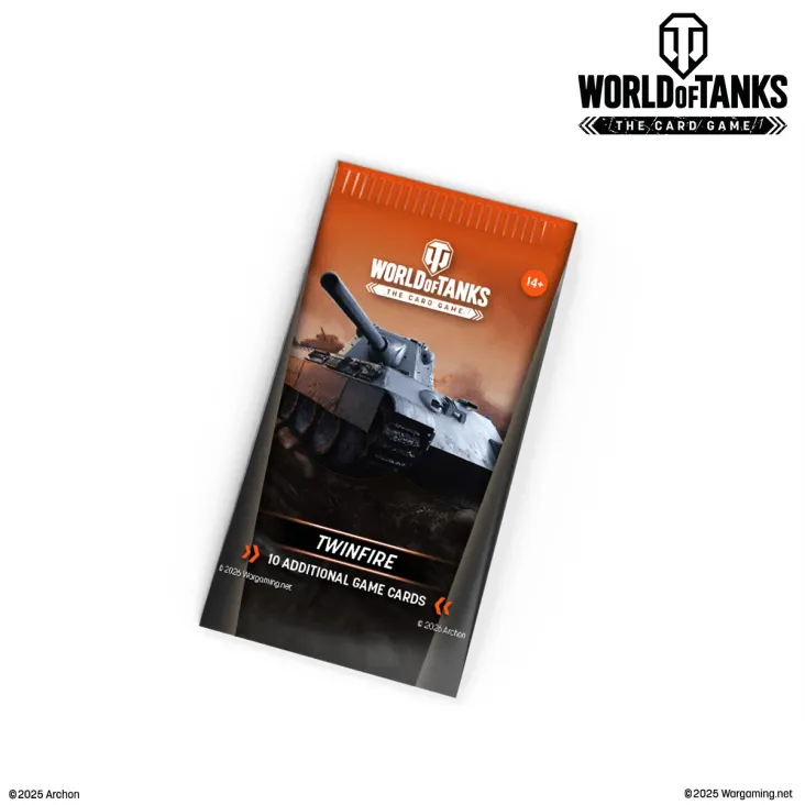 [ARS WOT0007] World of Tanks : Booster "Twinfire" (10 cartes) [ENG]