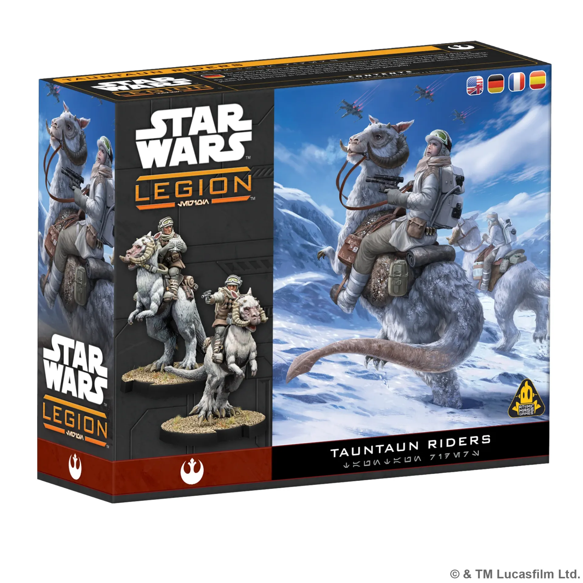 [AMG SWQ40] Alliance Rebelle : Tauntaun Riders (Resculpt) [Multi-Langue] │ Star Wars LEGION