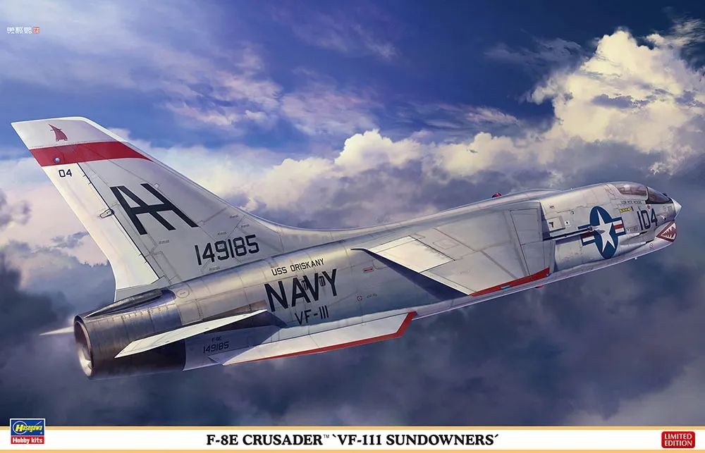 Hasegawa : F-8E Crusader `VF-111 Sundowners´ │ Limited Edition