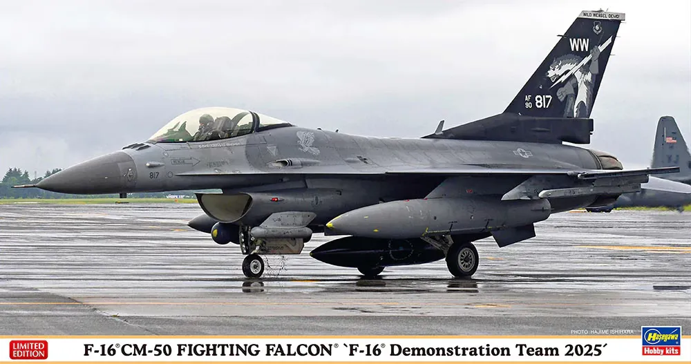[HAS 07558] Hasegawa : F-16CM-50 Fighting Falcon │ F-16 Demonstration Team 2025