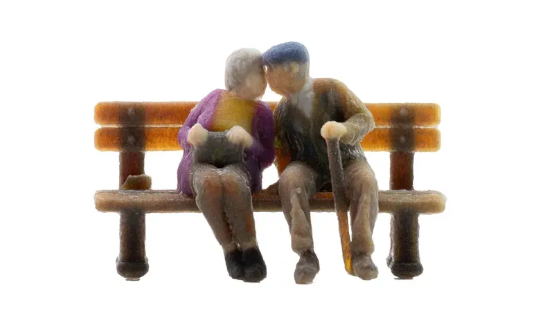 Noch : Seniors sur un banc