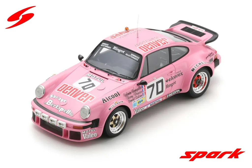 [SPK 18S869] Spark : Porsche 934 │ No.70 17th Le Mans 24H 1981 T. Perrier – V. Bertapelle – B. Salam [1/18]