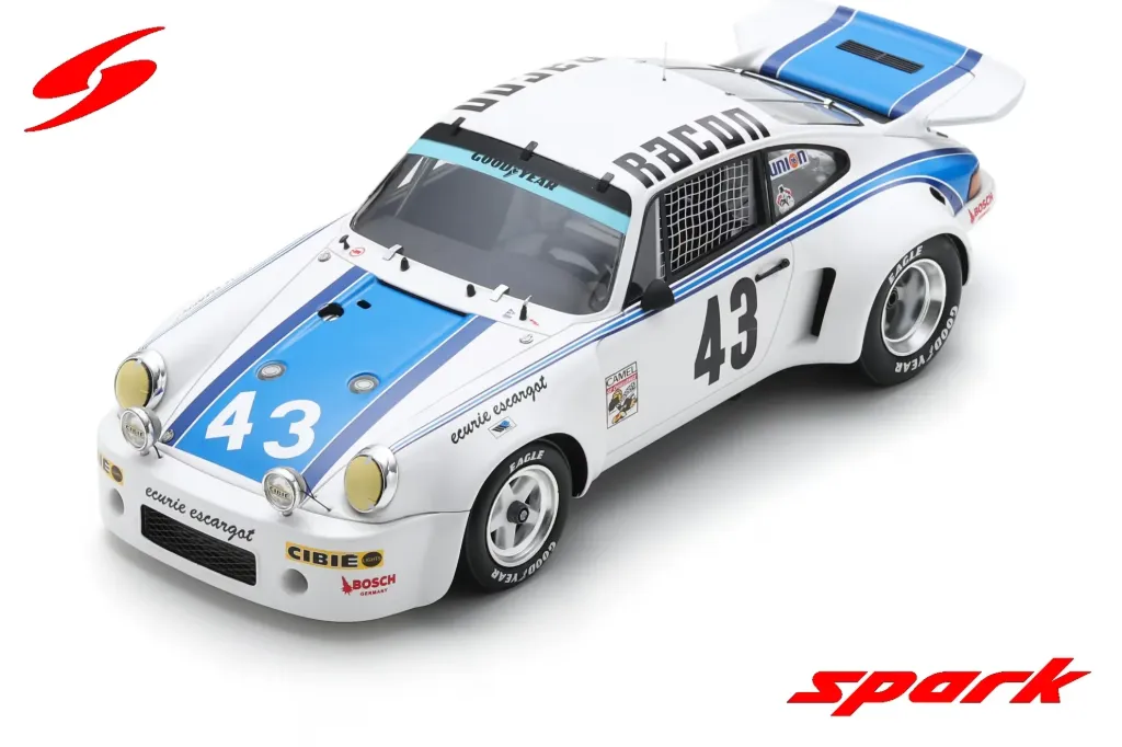 Spark : Porsche 911 Carrera RSR │ No.43 Winner Daytona 24H 1977 H. Haywood - J. Graves - D. Helmick [1/18]