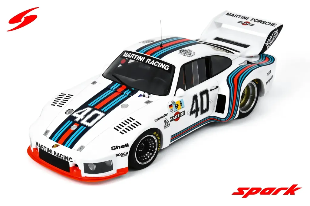 [SPK 18S618] Spark : Porsche 935 │ No.40 4th Le Mans 24H 1976 R. Stommelen - M. Schurti [1/18]