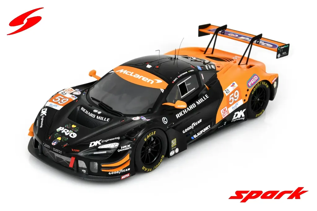 Spark : McLaren 720S GT3 Evo │ No.59 UNITED AUTOSPORTS Le Mans 24H 2024 G. Saucy - J. Cottingham - N. Costa [1/18]