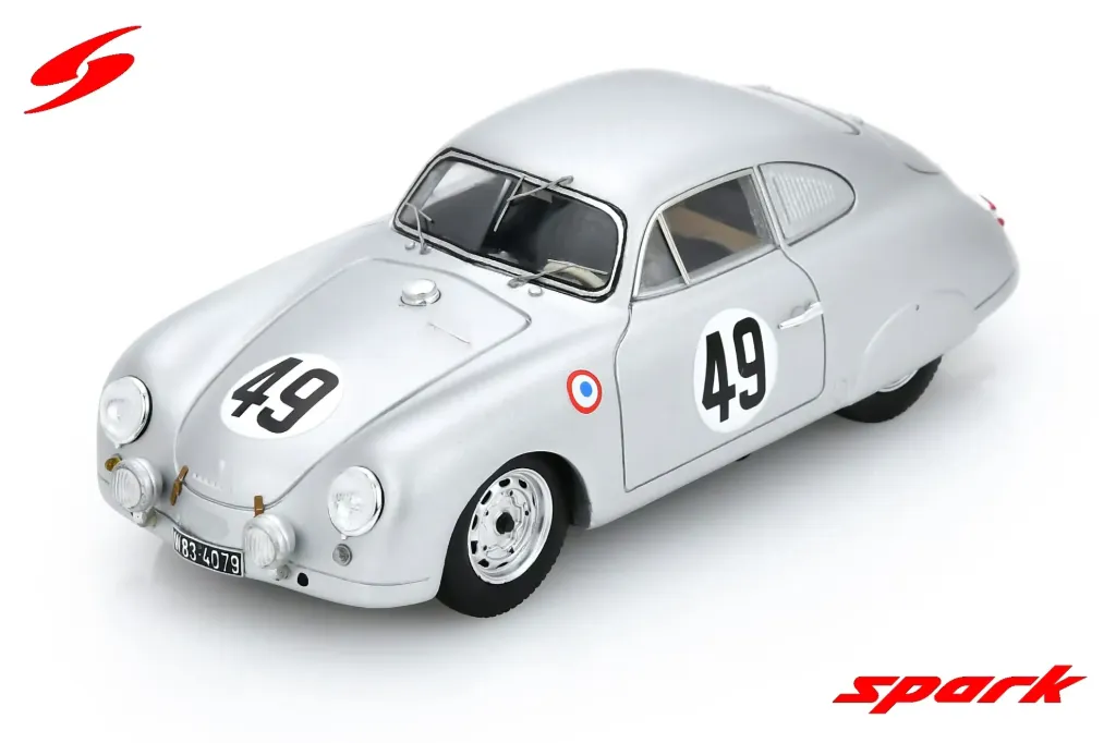 Spark : Porsche 356 │ No.49 Le Mans 24H 1953 A. Veuillet - P-M. Müller [1/43]