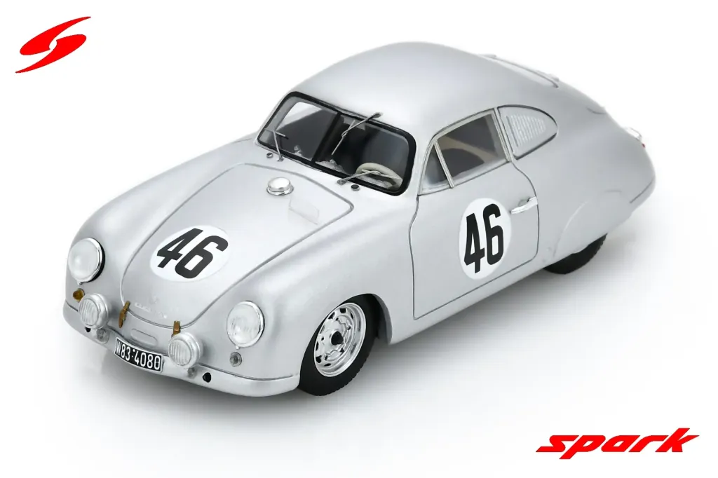 [SPK S9705] Spark : Porsche 356 │ No.46 Le Mans 24H 1953 G. Olivier - E. Martin