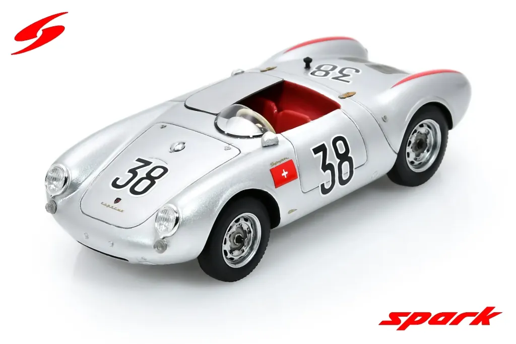 [SPK S9715] Spark : Porsche 550 │ No.38 Le Mans 24H 1955 W. Ringgenberg - H. Gilomen